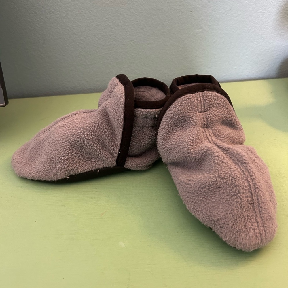 Patagonia Kids Fleece Slippers - Brown